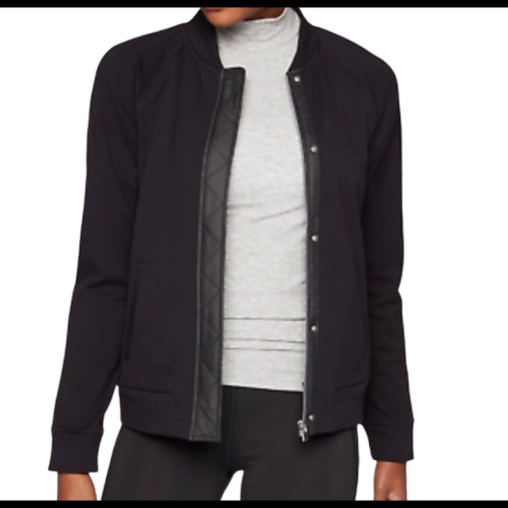 Athleta Stronger Bomber Jacket